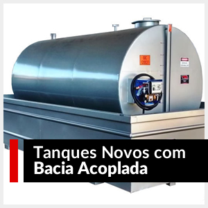 Tanques Aéreos Estacionários Novos com Bacia de Contenção Acoplada