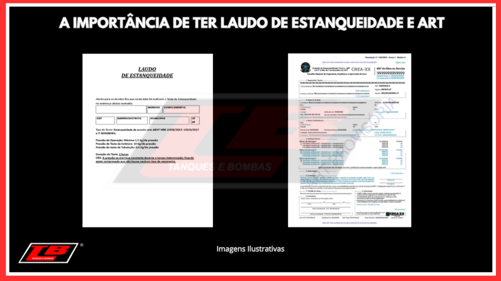 Laudo de Estanqueidade e ART: Garantia de Segurança e Conformidade na Fabricação de Tanques e Bombas